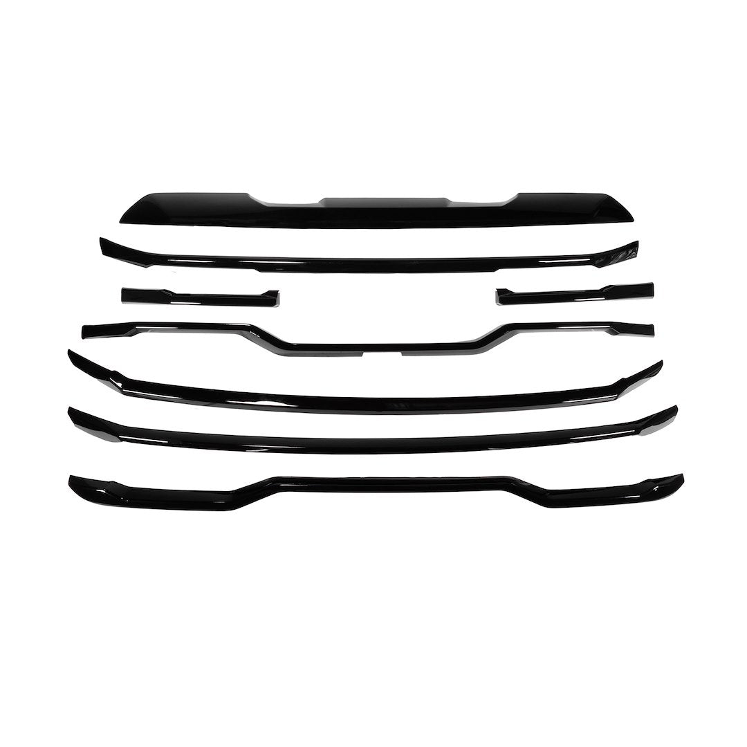 Coast To Coast GI205BLK Gloss Black 8-Piece Grille Overlay - image 1