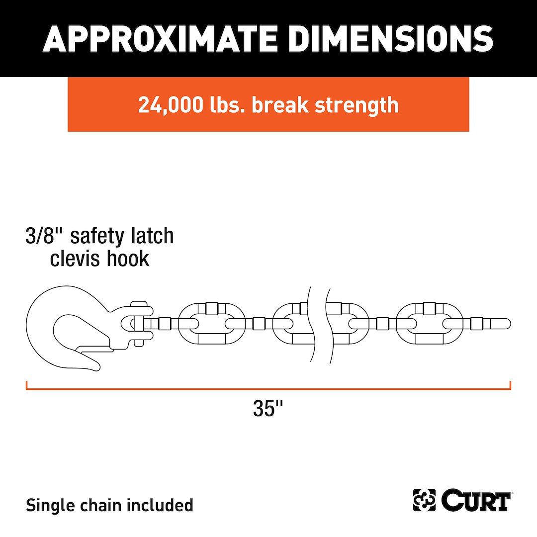 Curt 80316 Trailer Safety Chain - image 6