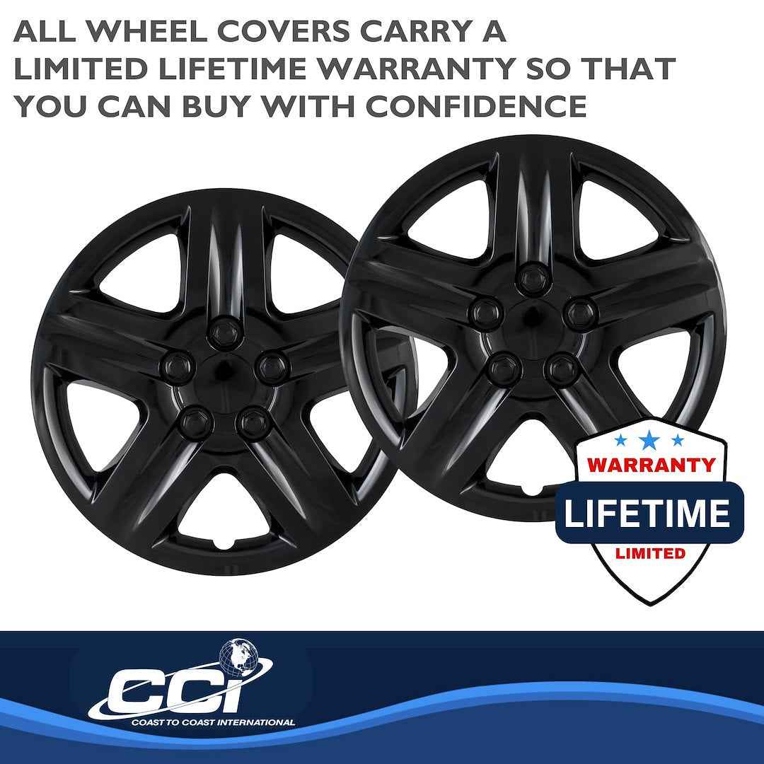 Coast To Coast 43116BLK Impala 16-Inch Black Wheel Covers