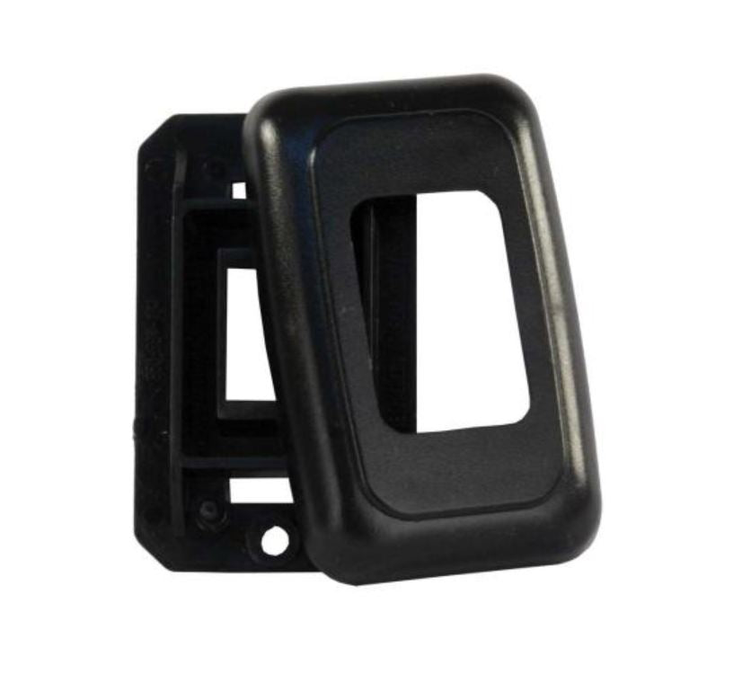 JR Products Multi Purpose Switch Faceplate (12305) – Color: Black