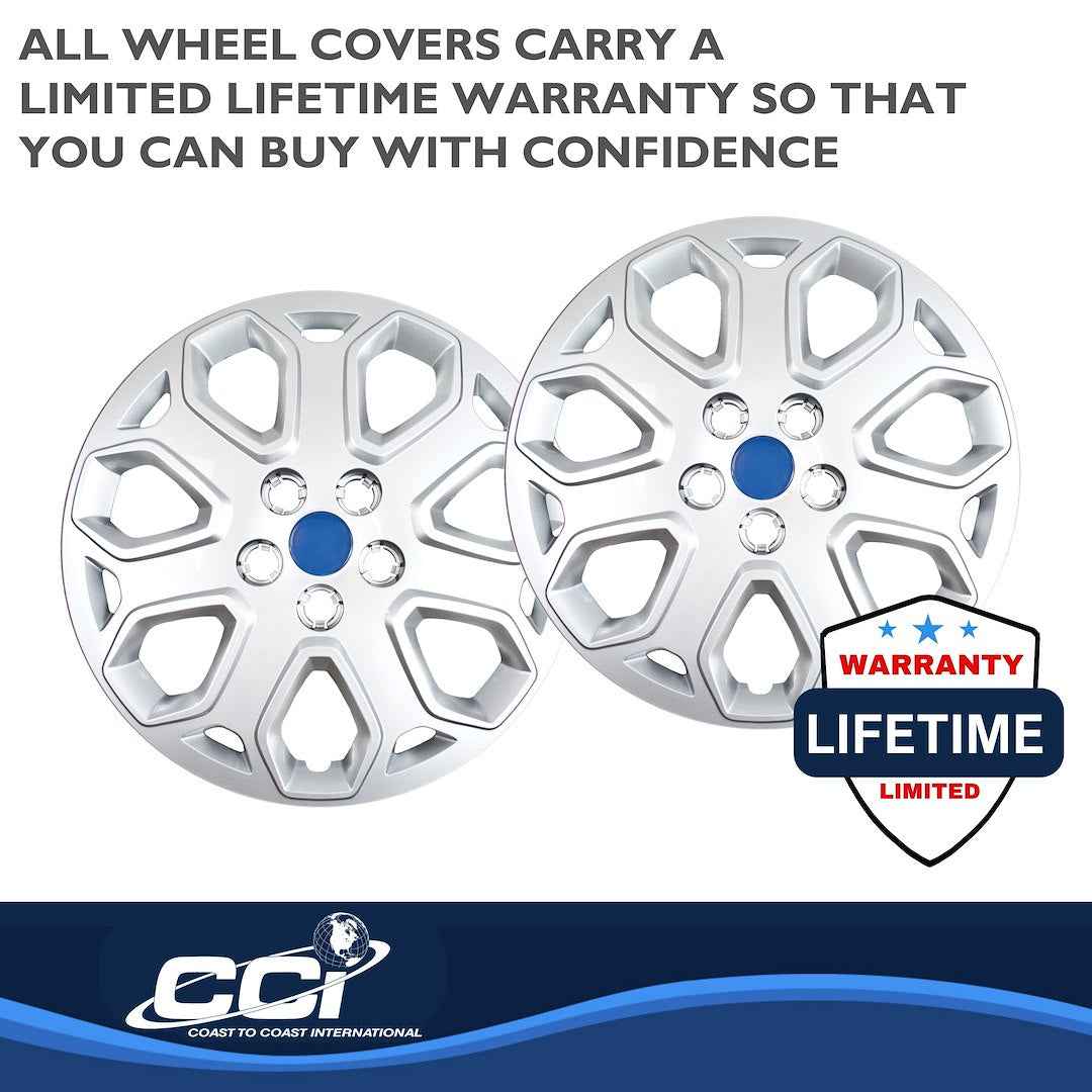 Coast To Coast 46316S Focus Silver Y-Spoke Wheel Covers