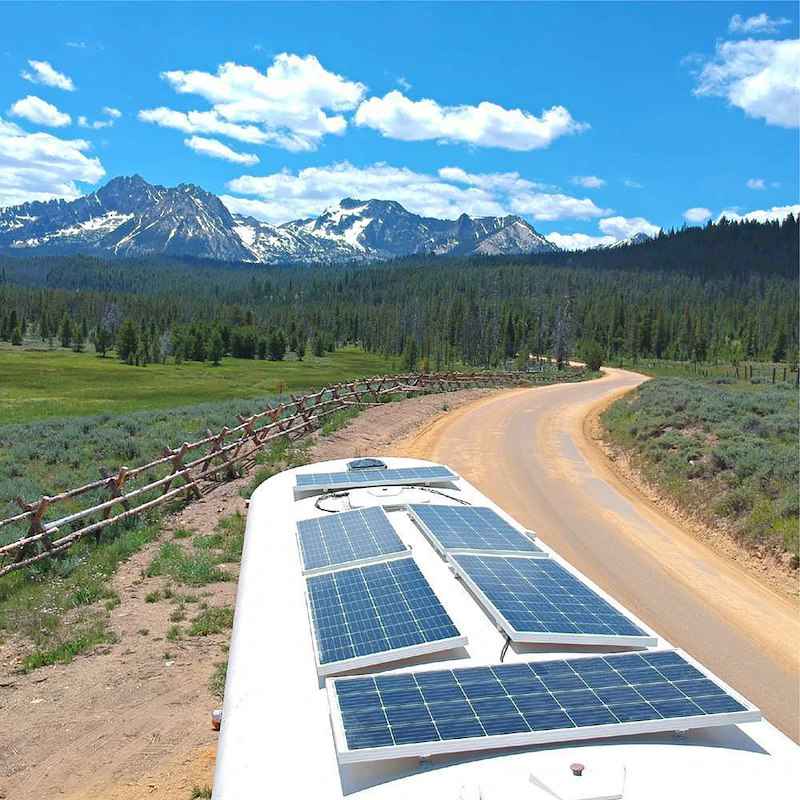 SOLAR-AE-4 Go Power 800 Watt Solar Kit – 59-1/8" L x 26-5/16" W x 1-9/16" Thick