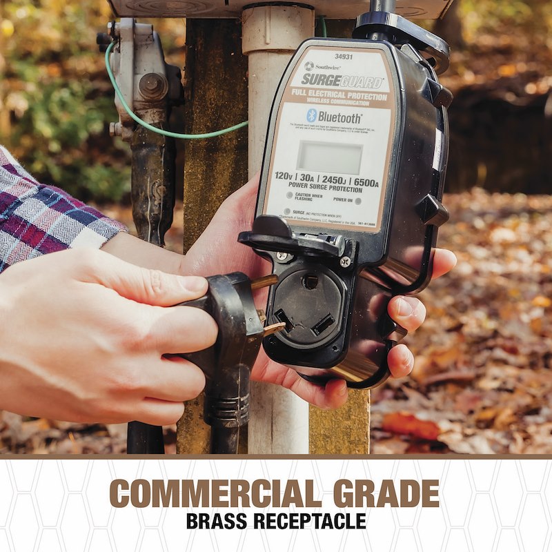 Surge Guard 34931 Portable RV Surge Protector – 30 Amp with Wi-Fi