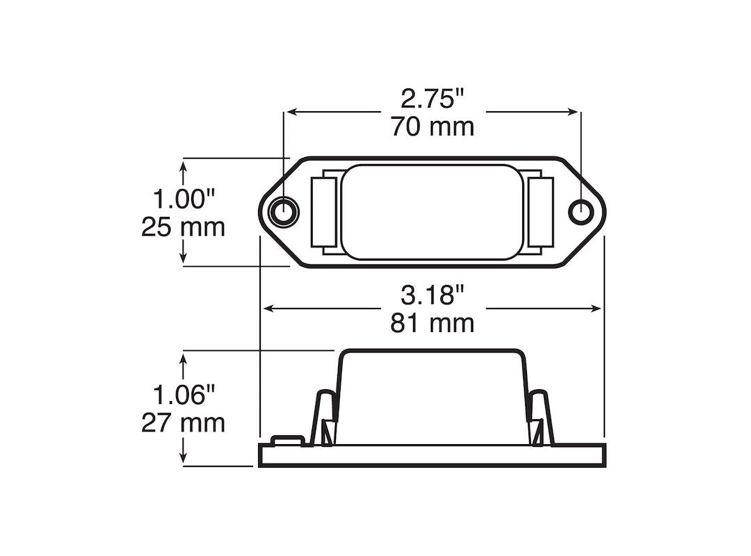 Peterson Mfg. Not Applicable Incandescent Clearance Light (V107wa)