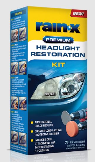 Rain-X 610153 Premium Headlight Restoration Kit