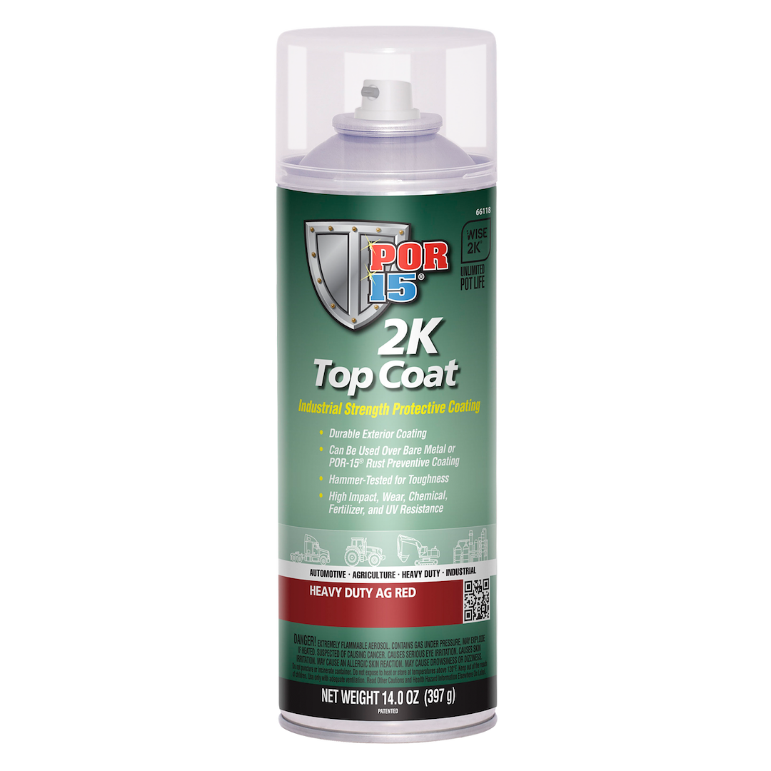 POR-15 66118 Moisture-Activated 2K Top Coat, 500 mL