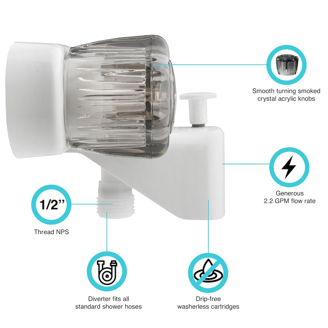 Dura Faucet Df-Sa110s-Wt Faucet - image 4