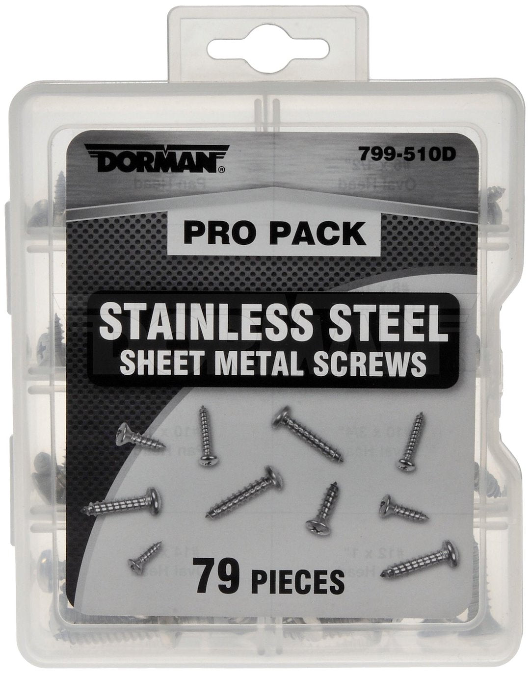 Dorman 799-510d Oval-Head Sheet Metal Screws, 79 Pieces - image 2