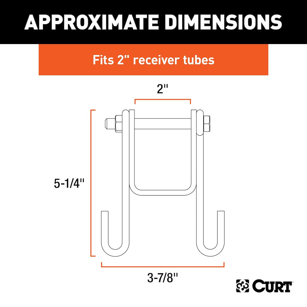 CURT Trailer Safety Chain Holder (45806) – Material: Steel