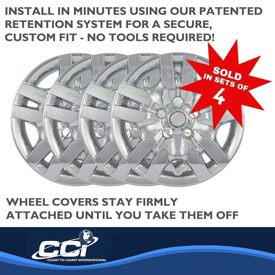 Coast To Coast 45516C Altima Chrome 10-Spoke Covers - image 4
