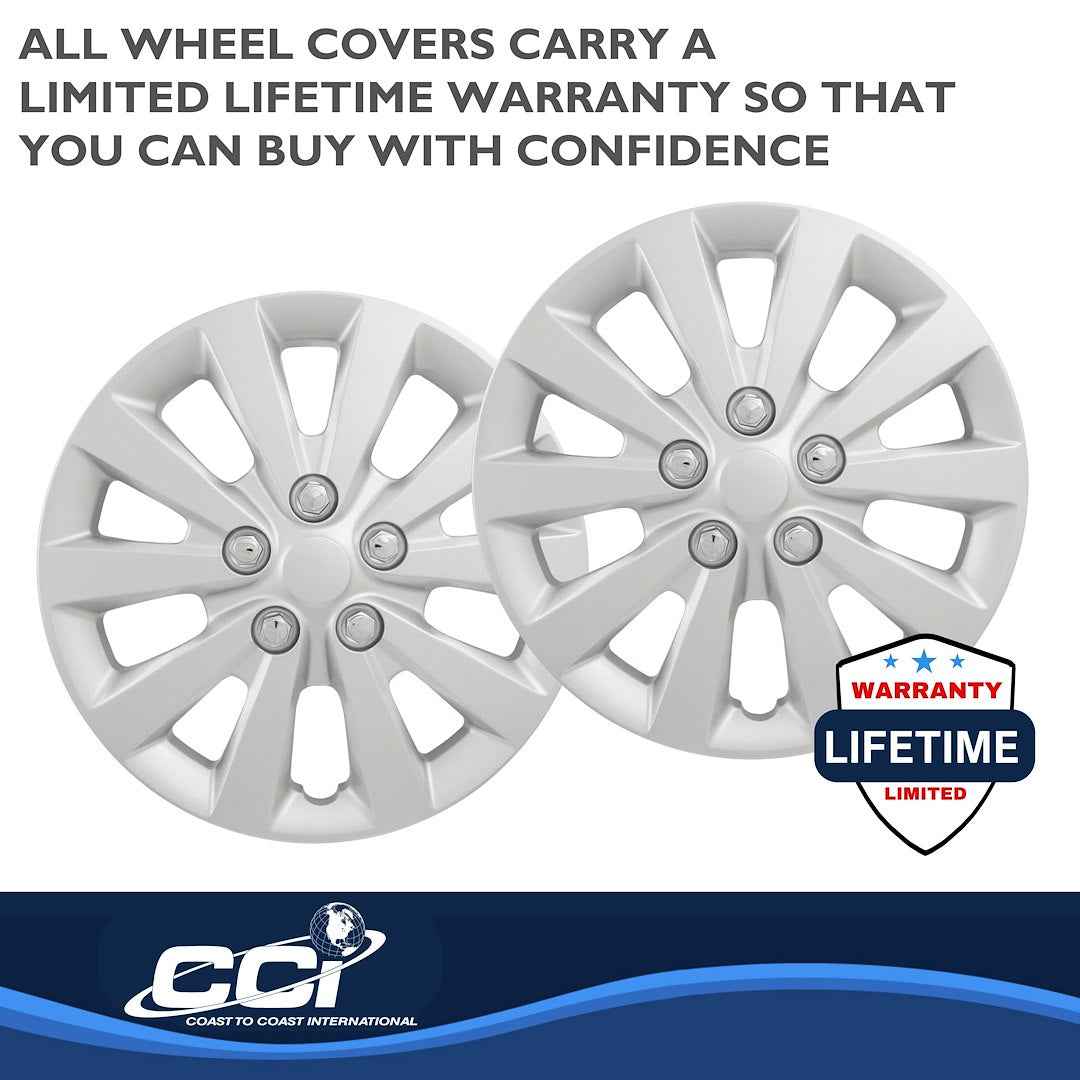 Coast To Coast 52116S Sentra 16-Inch Silver Covers