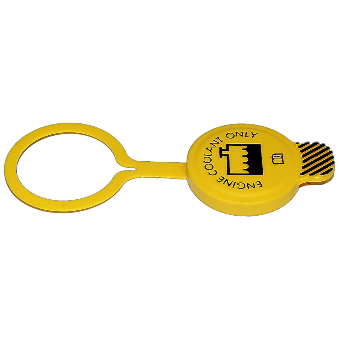 Crown Automotive 55056382AA Yellow Coolant Reservoir Cap - image 2