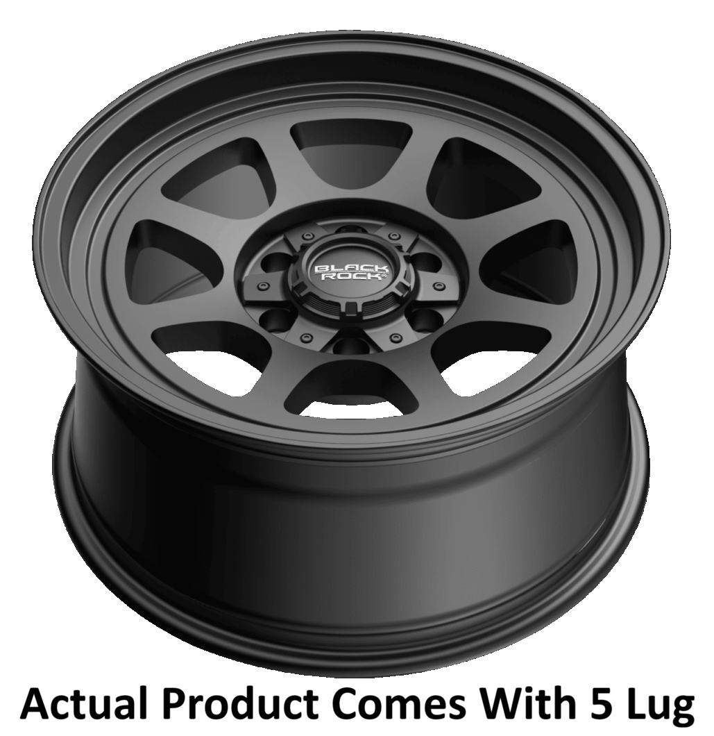 Black Rock 930GB7950 Series 930 Gloss Black 17 × 9 Wheel - image 3