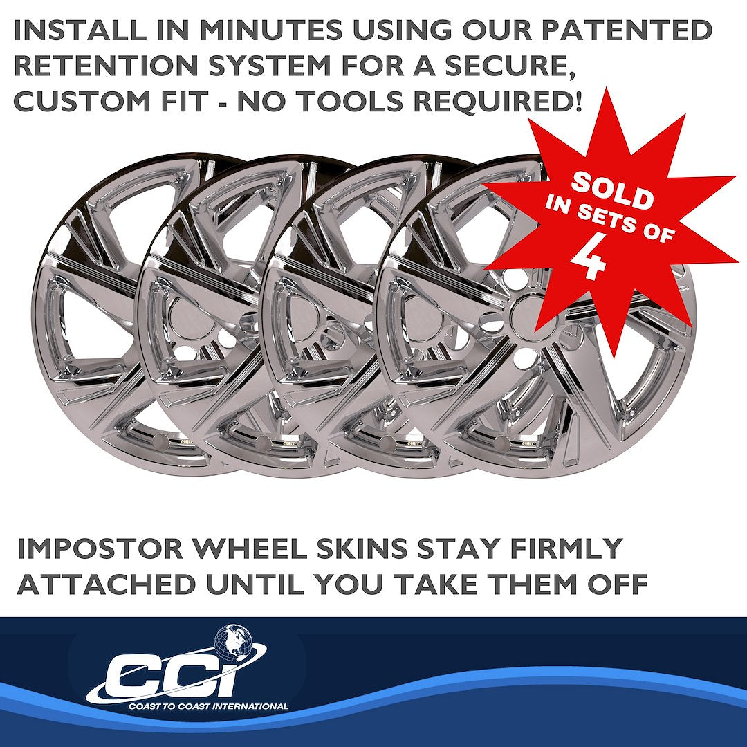 Coast To Coast IMP463X Sonata Chrome 16-Inch Wheel Skins - image 4
