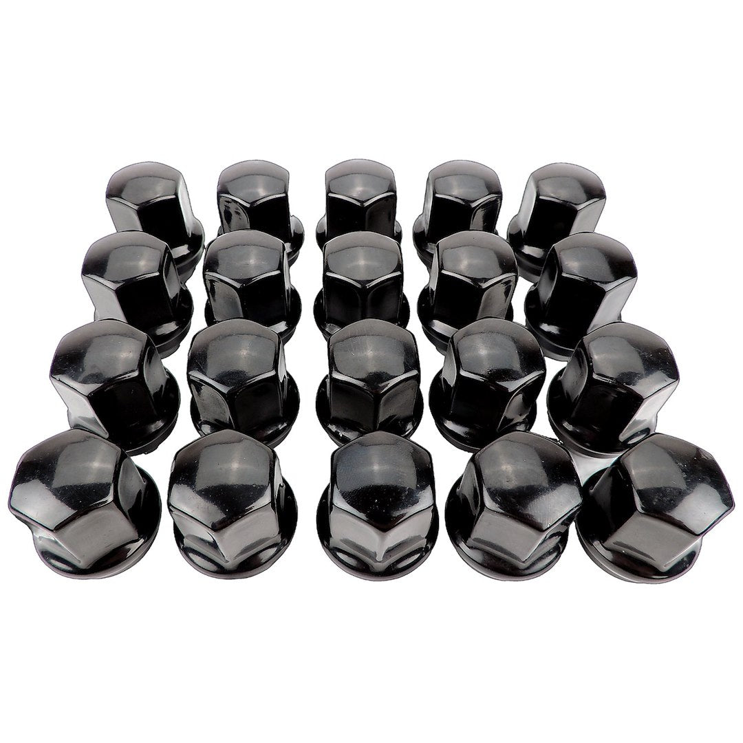Crown Automotive 6509422BLK Black M14x1.5 Lug Nuts, Pack of 20 - image 2