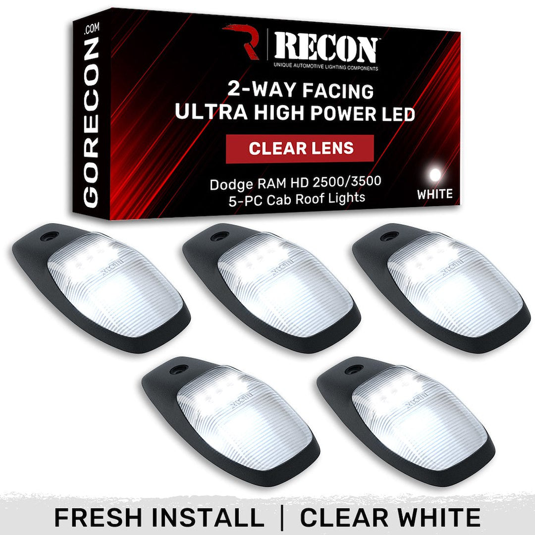Recon 264345CLHPWH High-Power Front/Rear Cab Lights