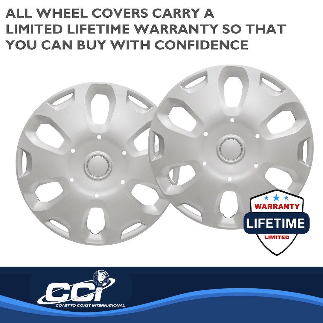Coast To Coast 50015S Transit 15-Inch Silver Covers - image 4