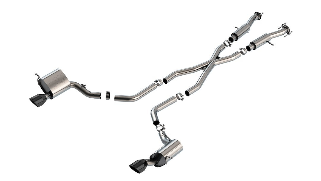 Borla ATAK ® Series Cat Back System Dual Dual Exhaust System Kit 140633CB - image 1