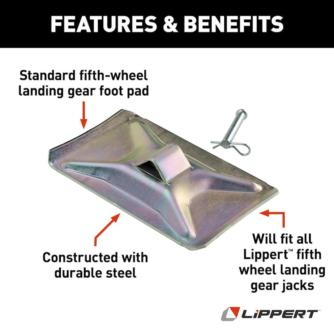 Lippert Components 700052 Trailer Landing Gear Foot - image 3