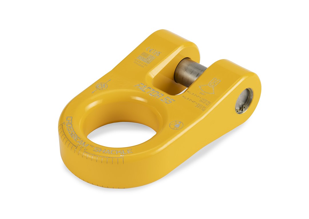 Factor 55 00054-03 Yellow Crossbeam Shackle