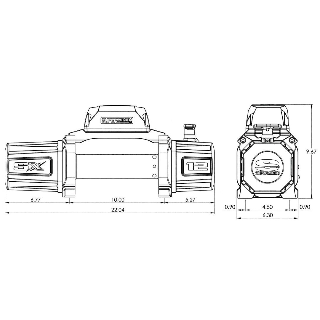 Superwinch 1712200 SX 12000 Planetary Winch