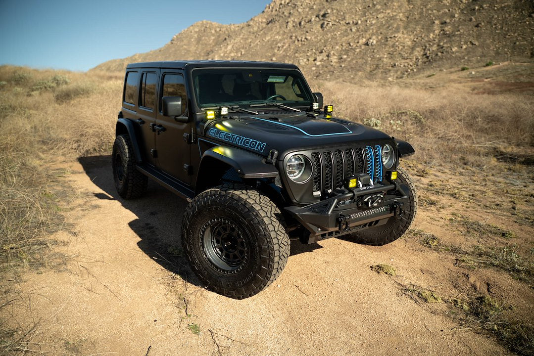 DV8 Offroad LBJL-12 Wrangler JL 4xe Dual-Light Bracket