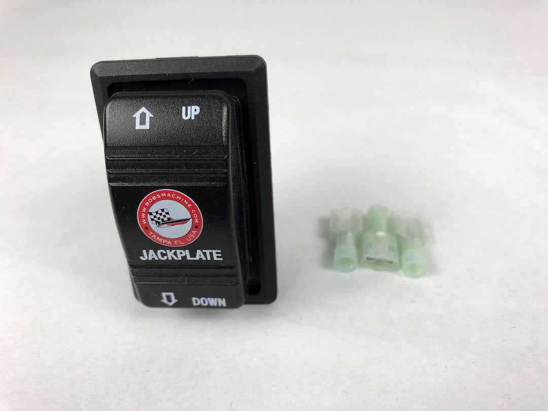 Bob's Machine 100-606005P-PCBWHT-NOSPN-NG Hydraulic 550 HP Outboard Motor Jack Plate
