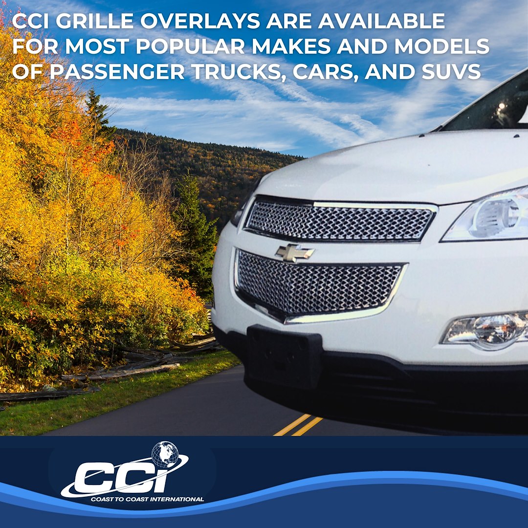 Coast To Coast GI75 Traverse Chrome Mesh Grille Overlay - image 5