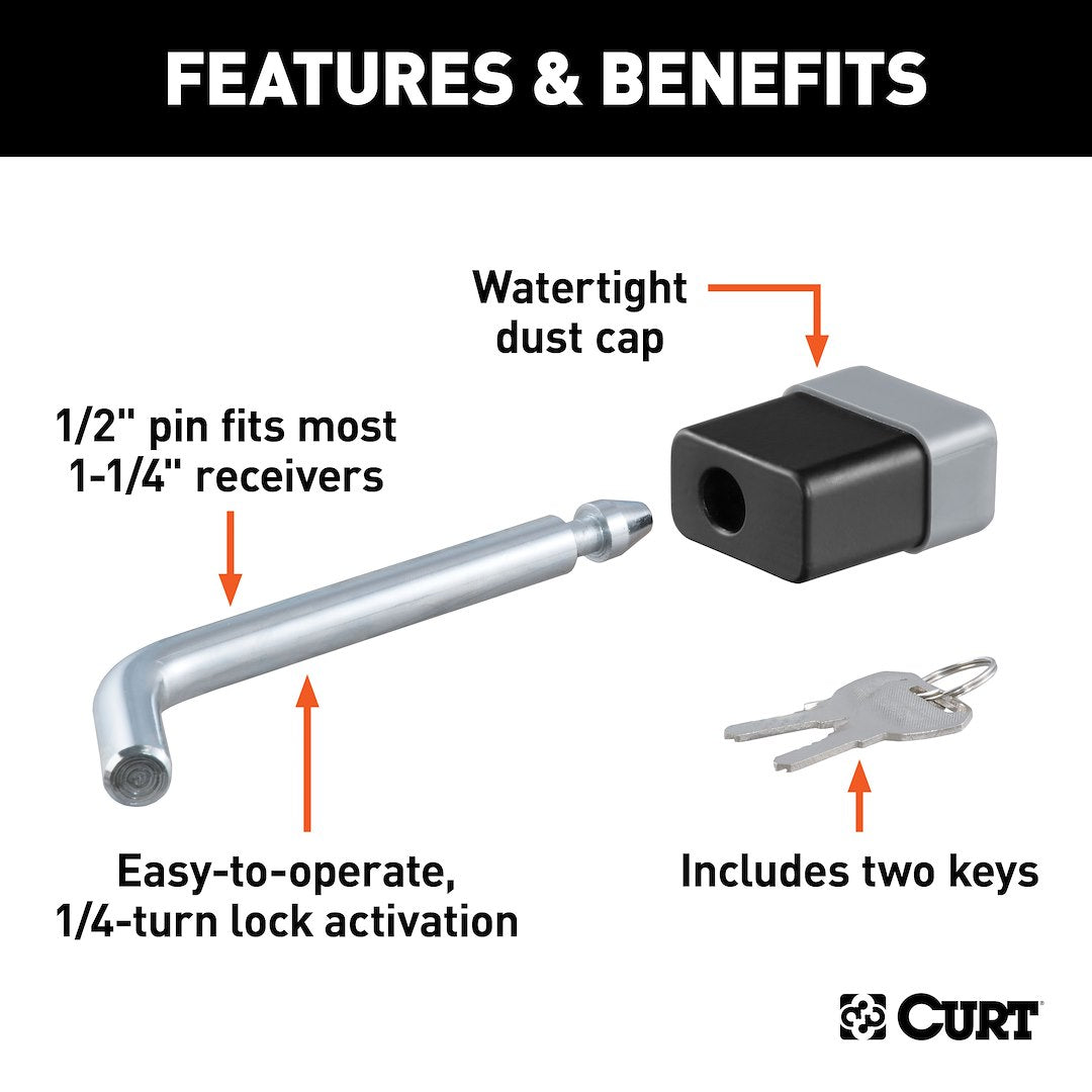 Curt 23020 Trailer Hitch Pin - image 2