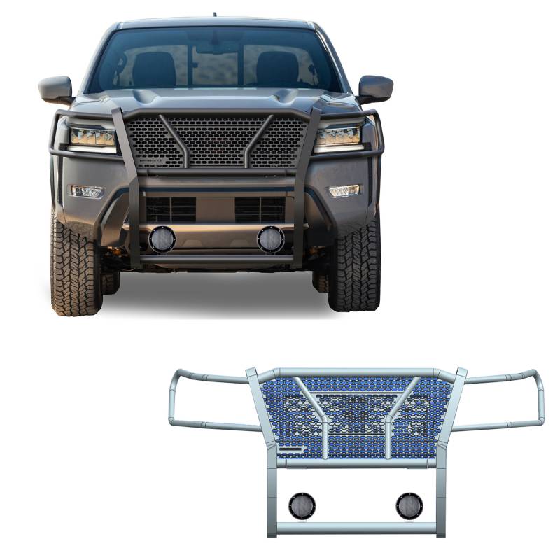 Black Horse Offroad Ru-Nifr22-B-Plfb Grille Guard - image 1