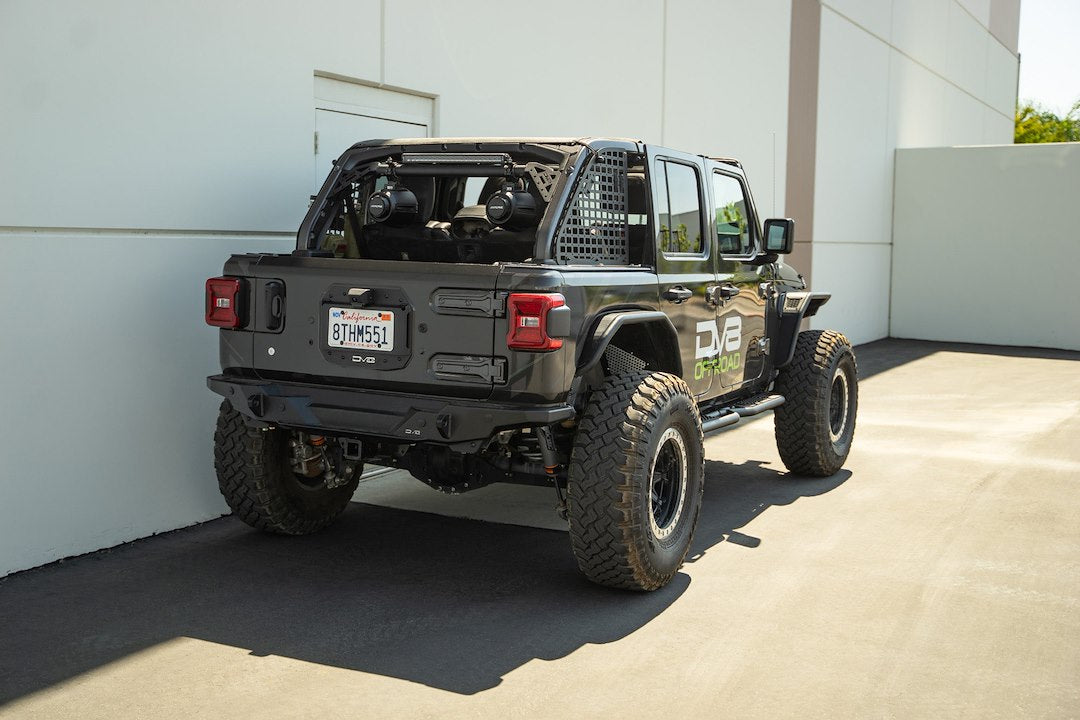 DV8 Offroad SRJL-08 OE Plus Four-Door JL Step Bars