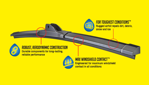 ANCO Fleet ™ Single All Weather Single Blade Windshield Wiper Blade F-29-OE - image 3