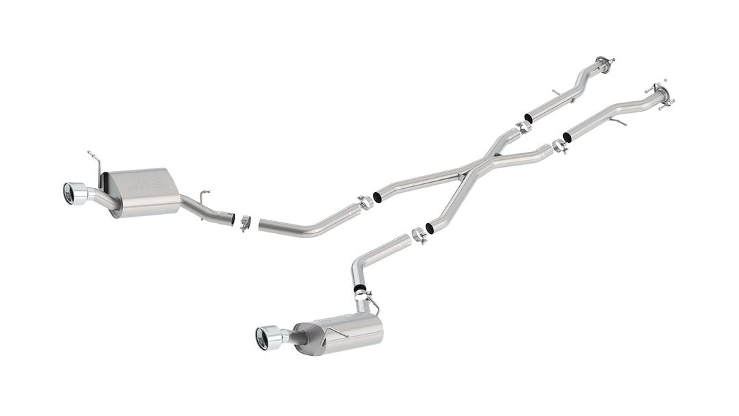 Borla Cat-Back System Dual Dual Exhaust System Kit 140449 - image 1