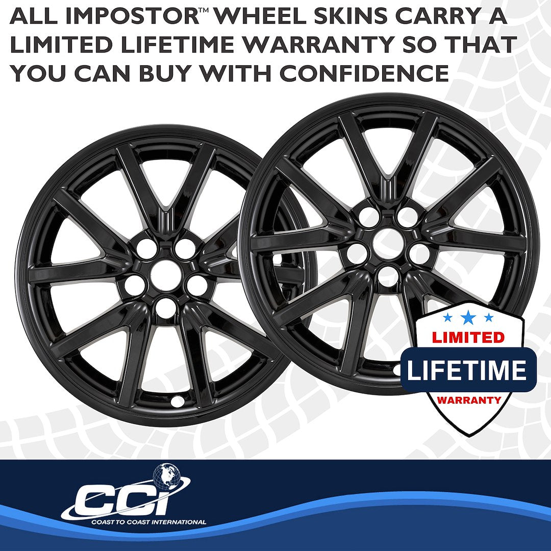 Coast To Coast IMP527BLK Tesla Model 3 Black Wheel Skins - image 5