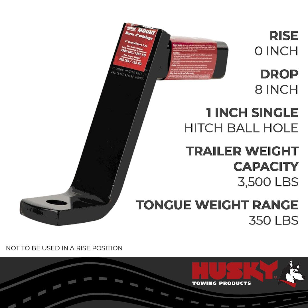 Husky Towing 31361 Trailer Hitch Ball Mount - image 3