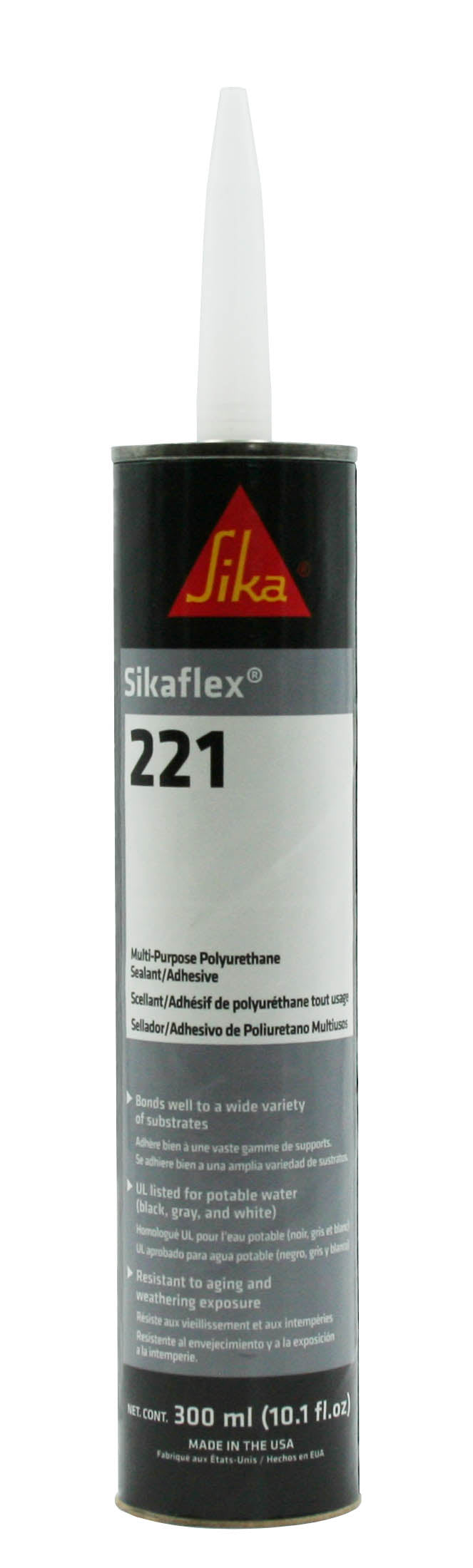 AP Products Sikaflex-221 10.1 Ounce White Paste Caulk (01790891)