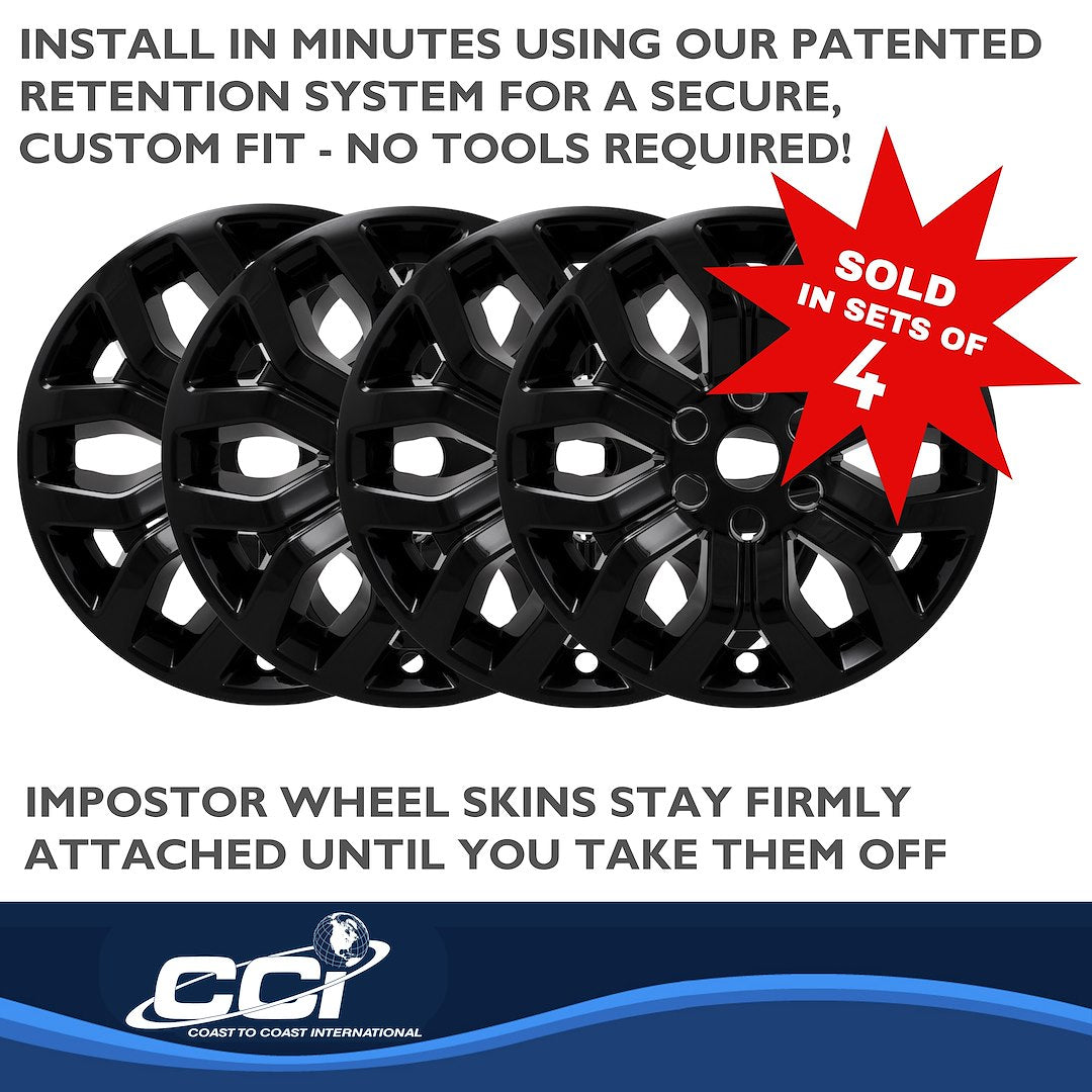 Coast To Coast IMP491BLK F-150 Black 18-Inch Wheel Skin - image 5