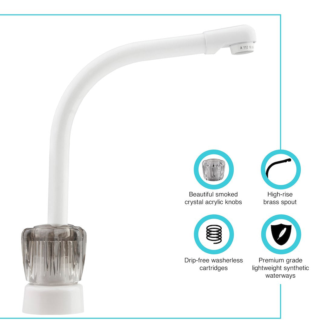Dura Faucet Df-Pk210s-Wt Faucet - image 5