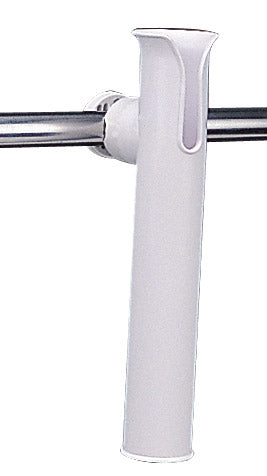 Sea Dog 327161-1 White Rail-Mount Rod Holder