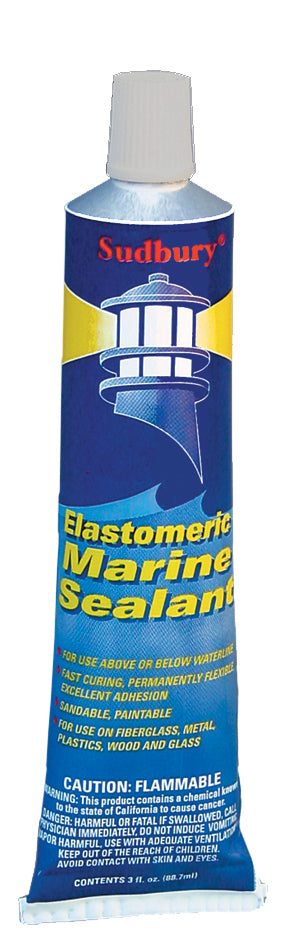 Sudbury 321 Clear Elasto Adhesive Sealant, 3 oz