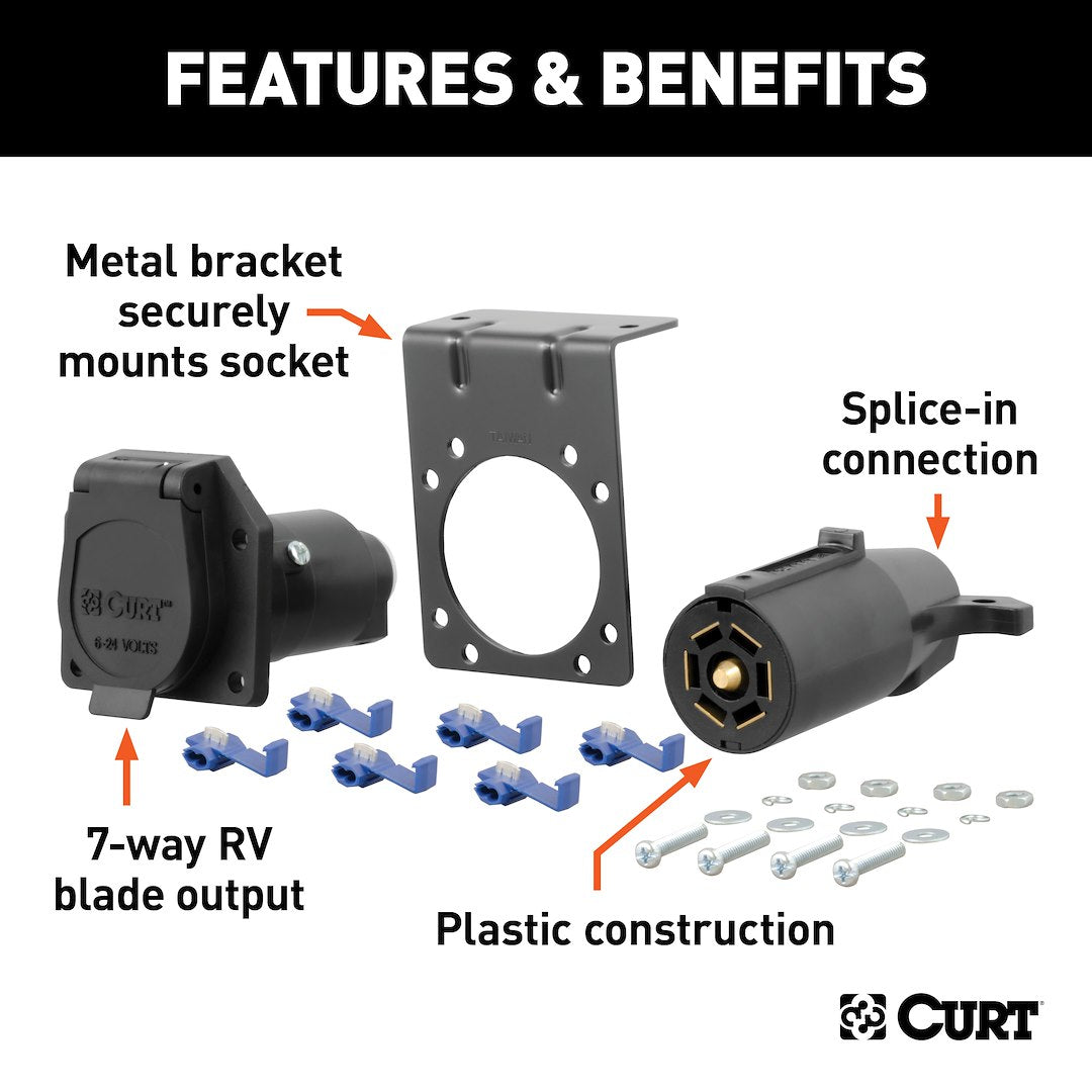 Curt 58152 Trailer Wiring Connector - image 2
