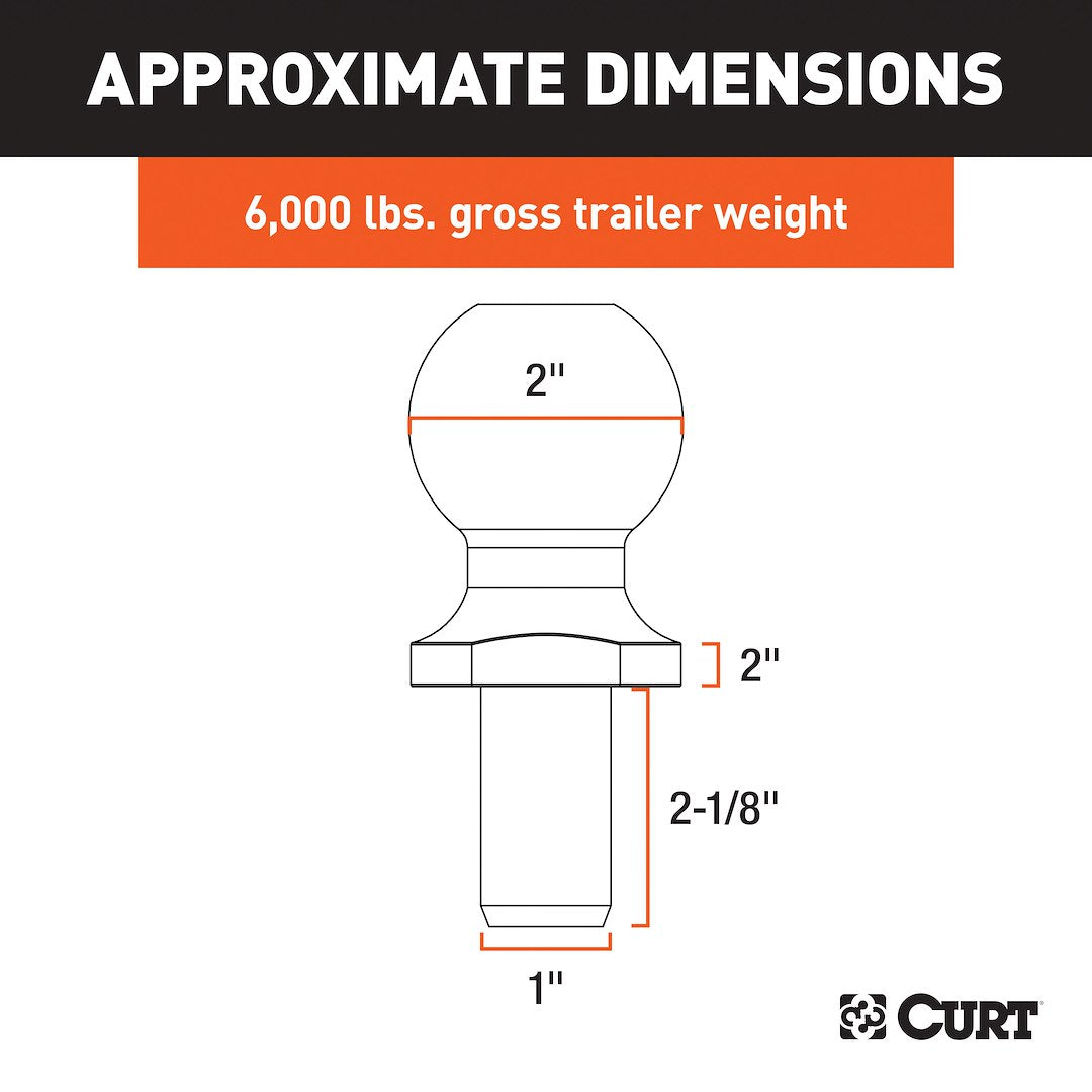 Curt 40034 Trailer Hitch Ball - image 4