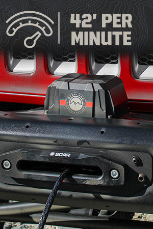 Overland Vehicle Systems 19129901 S.C.A.R. 12,000 lb Winch