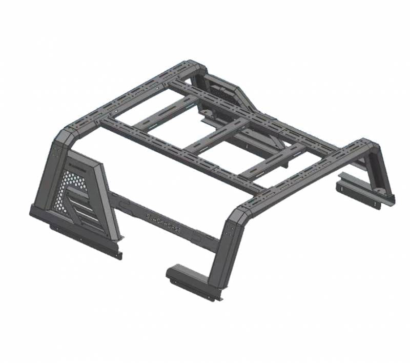 Black Horse Offroad Ar2-01ba1 Bed Cargo Rack - image 8