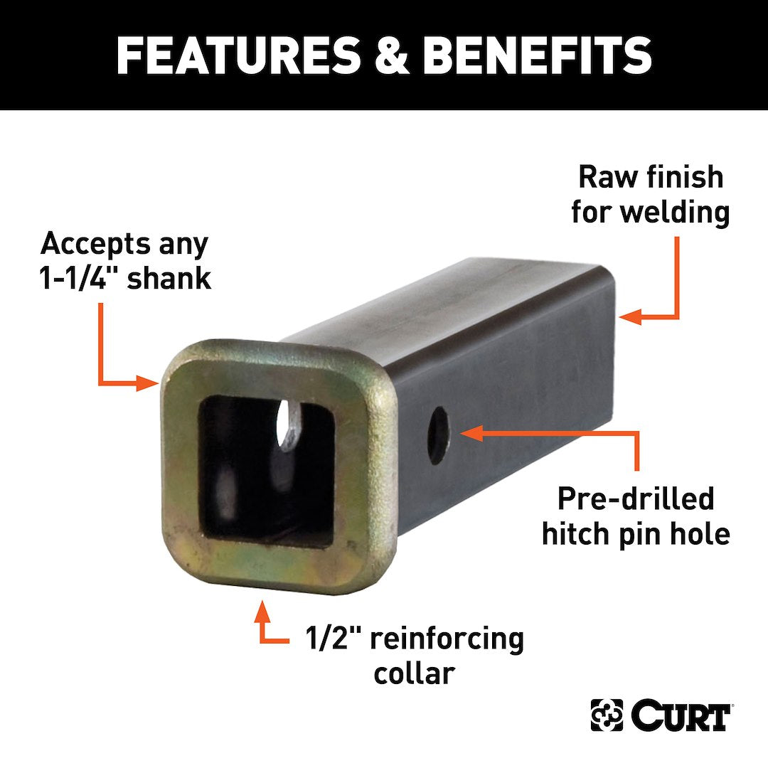 Curt 49506 Trailer Hitch Receiver Tube - image 3