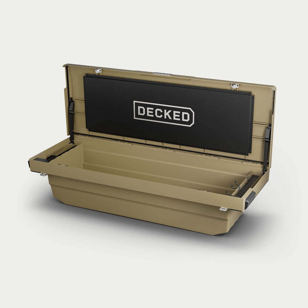 Decked Dtb2-Tan Tool Box 2.0 Tan 10.7-Cu-Ft Crossover Box