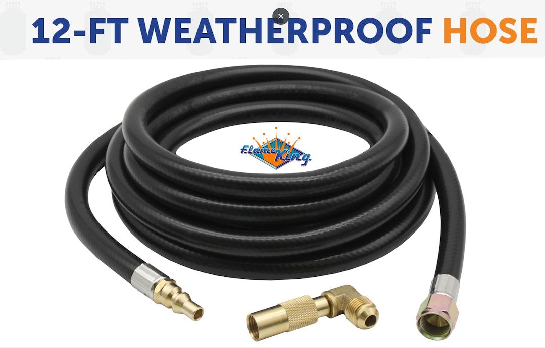 Flame King Fk-Grd-12ftqc Propane Hose - image 2