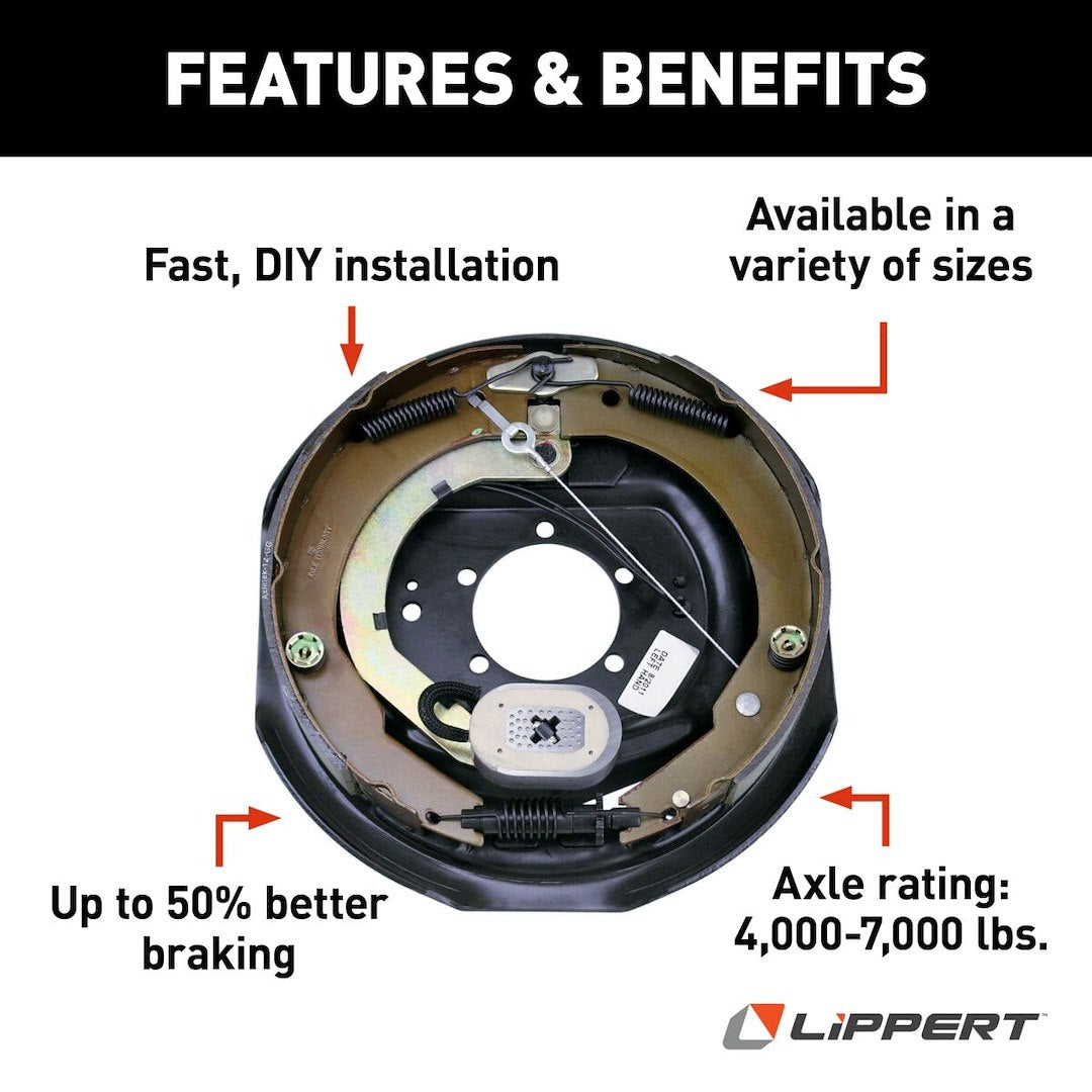 Lippert Components 296651 Trailer Brake Assembly - image 4