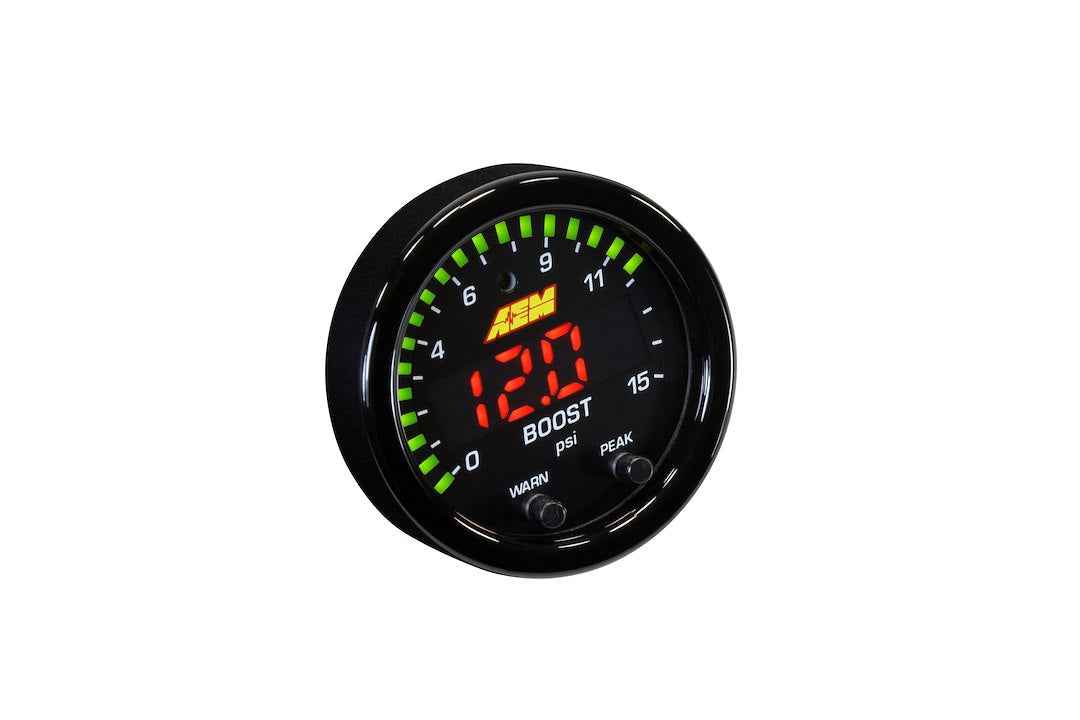 AEM Electronics 30-0309 X-Series Digital Boost/Fuel Pressure Gauge