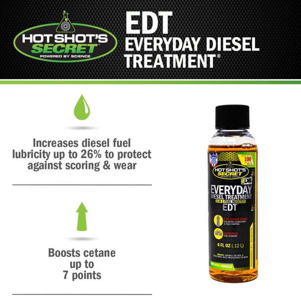 Hot Shot's Secret HSSEDT04 Everyday Diesel Treatment, 4 oz